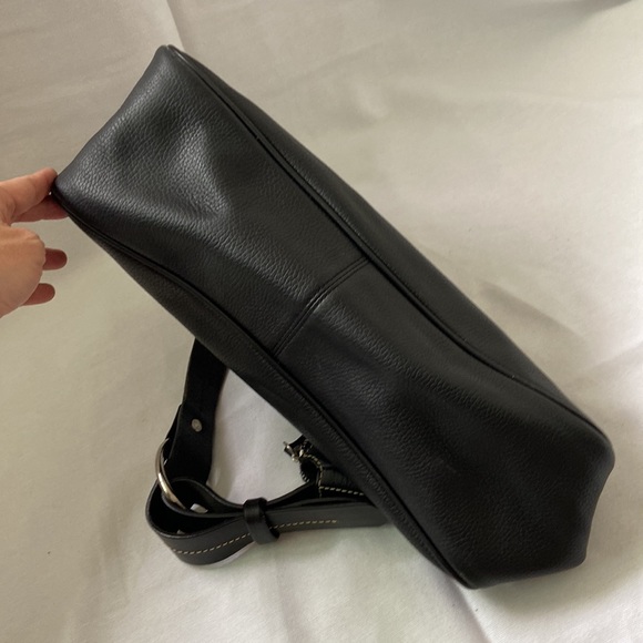 Dooney & Bourke Black Leather Hobo - Picture 4 of 12